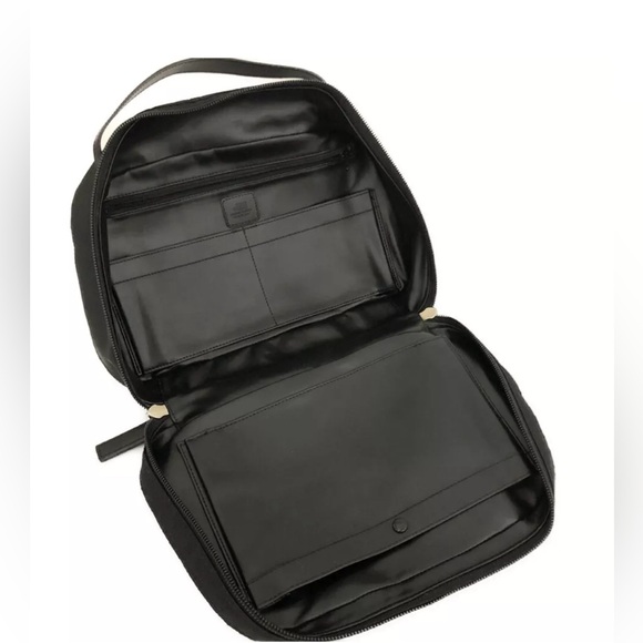 GIANNI VERSACE Medusa Nylon/leather Hand Bag Black - Picture 7 of 10